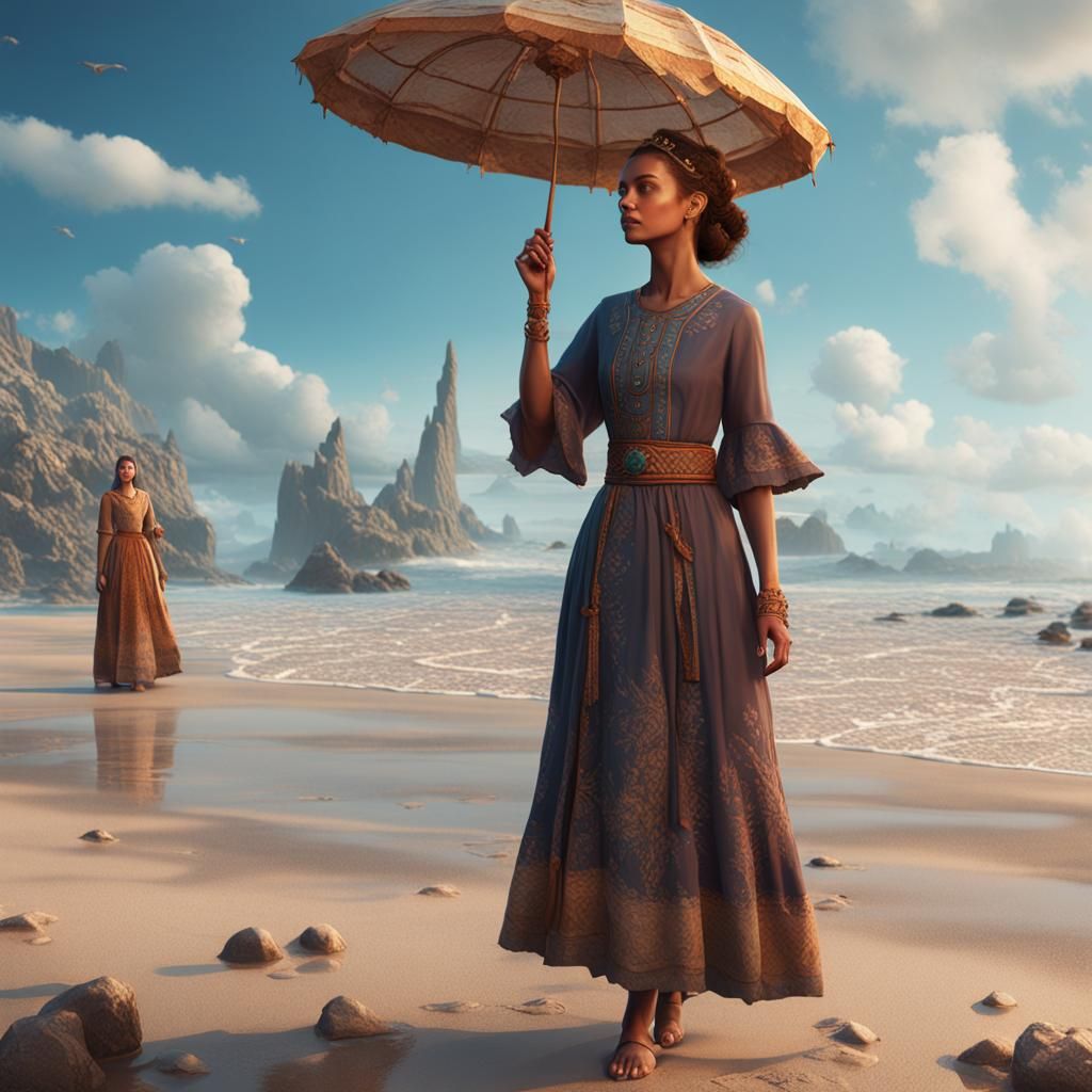 Women on the Beach: Modest Summer Fashion