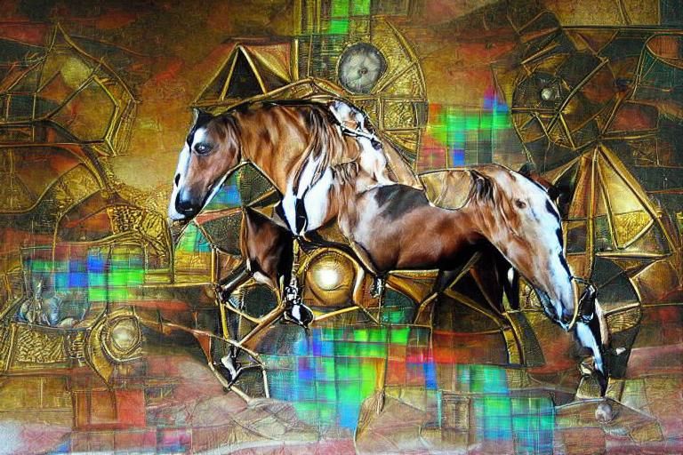 Image of a Horse Jumping