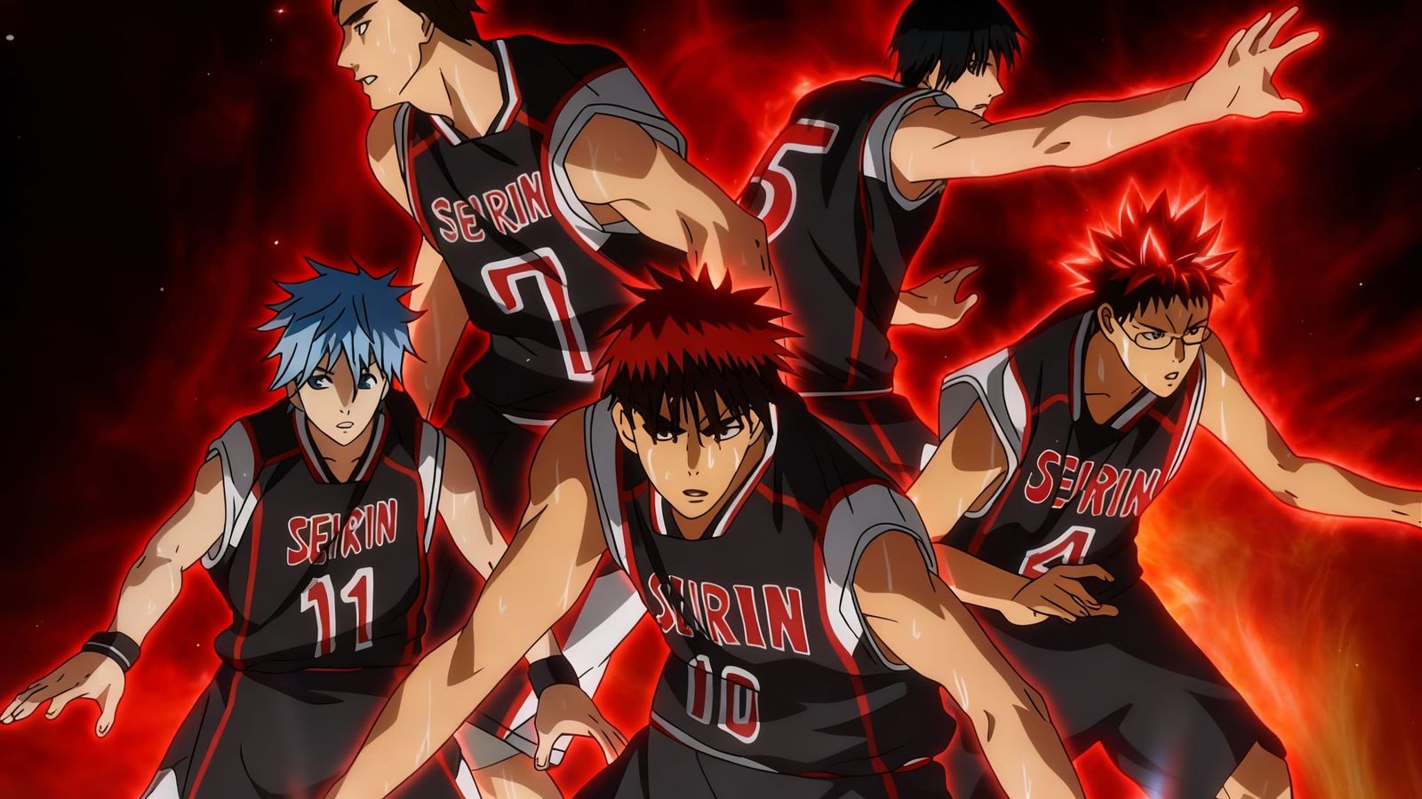 Anime Characters with Red Super Saiyan Aura