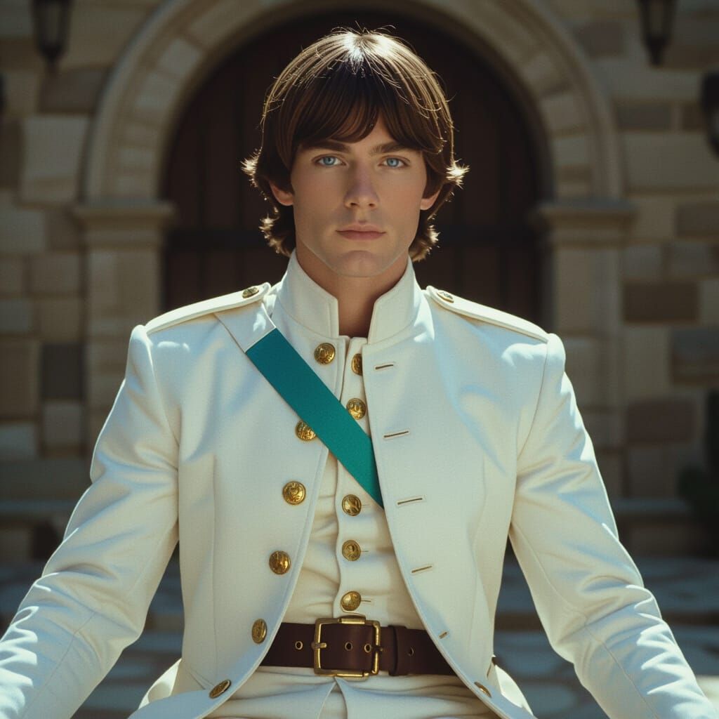 Arwin the Gentle Knight in Cinematic Still