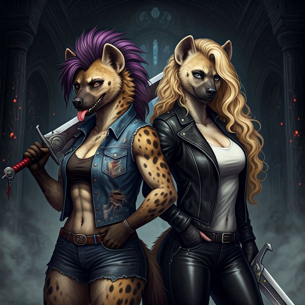 She-Hyenas in Sword & Sorcery Action