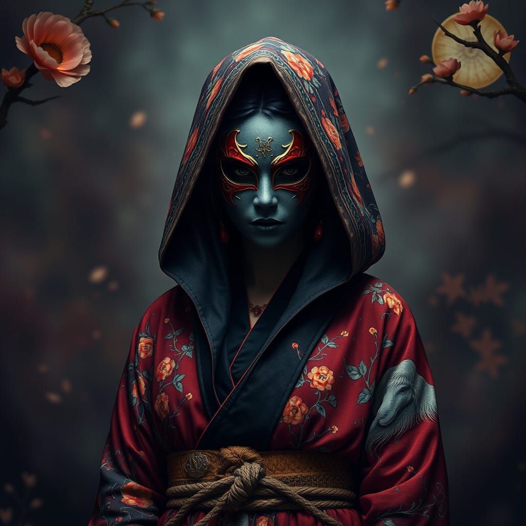 Gothic Goddess Trapped in Turmoil