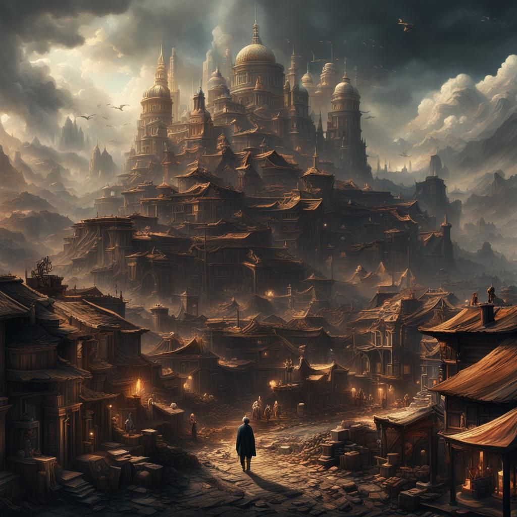 Epic Cinematic Gyatt in Digital Matte Painting Style