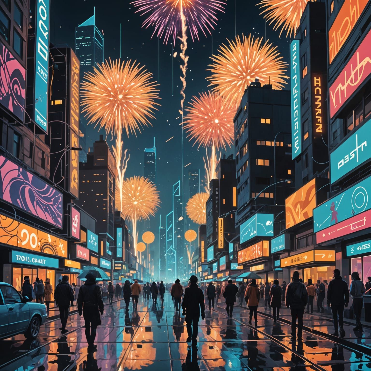 Panfuturist New Year Countdown