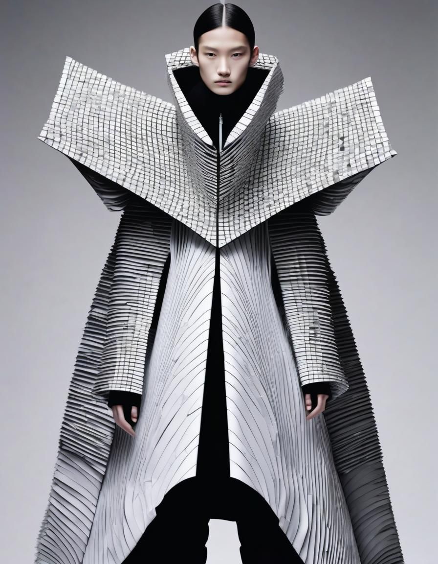 Surreal Fairytale Scene with Avant-Garde Fashion