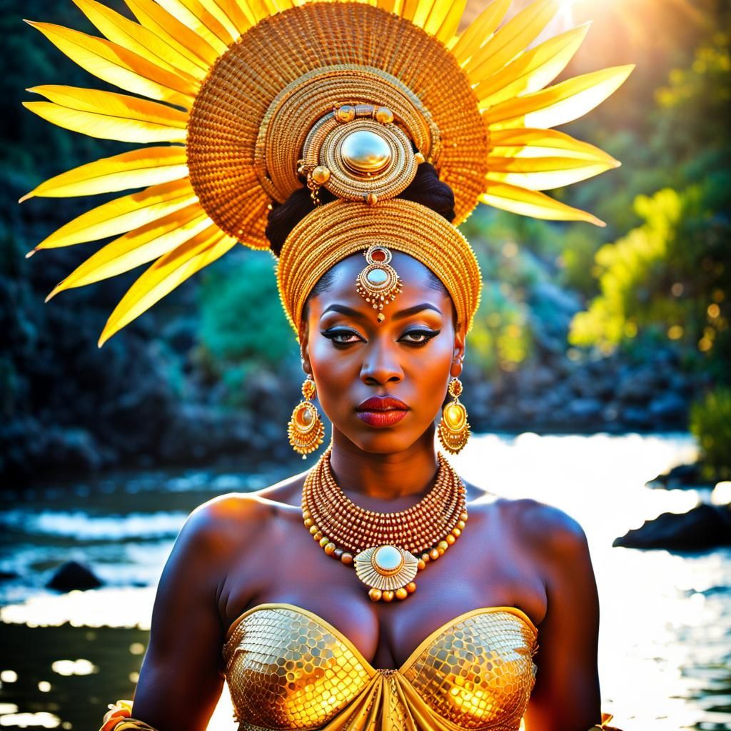 Oshun's Sweet, Irresistible Love: Hyperrealistic Photography