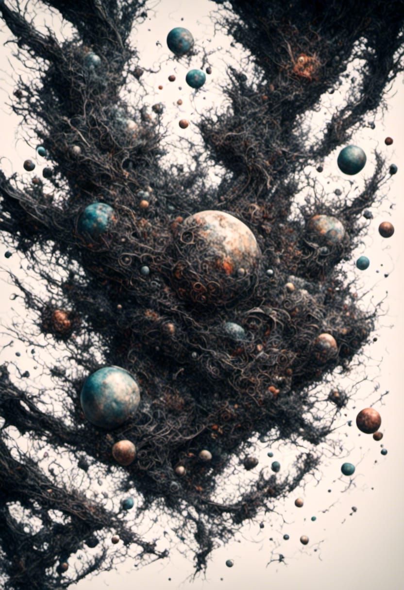 Disturbing Leech Creature with Spider Fangs