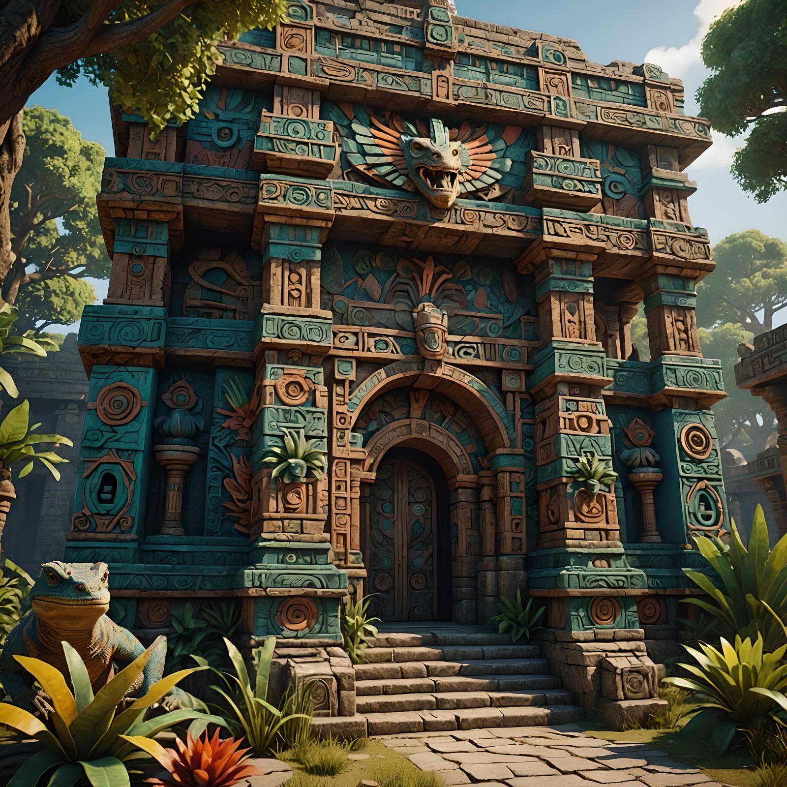 Aztec Temple
