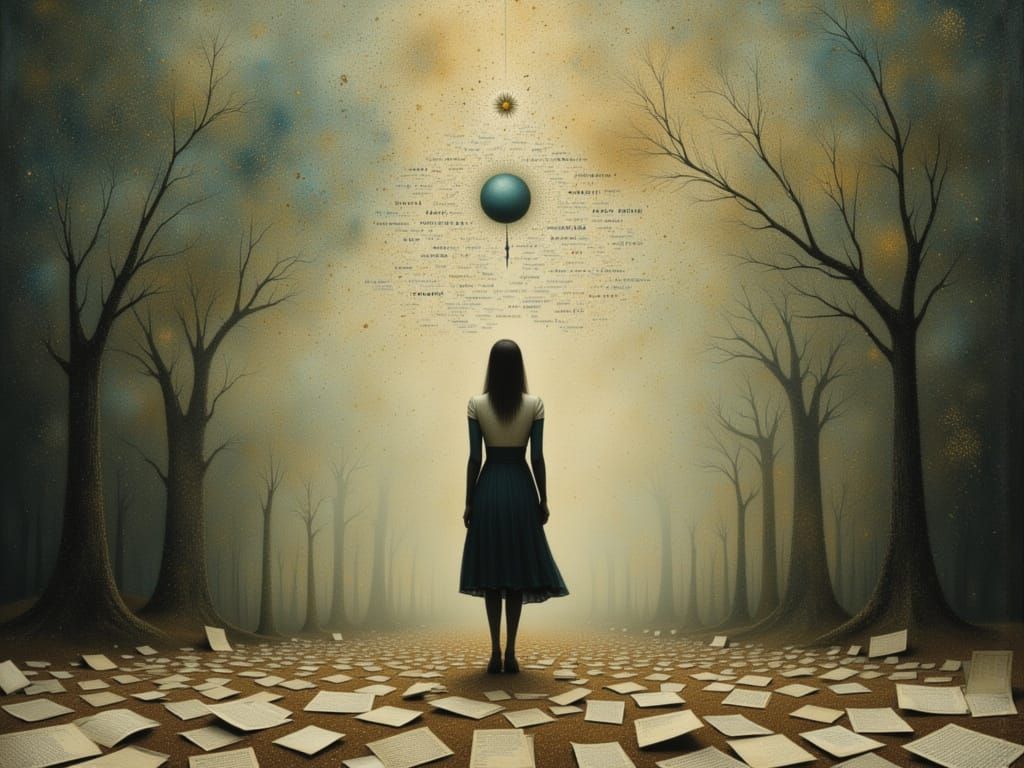 Surreal Dreamscape of Memories and Latin Whispers