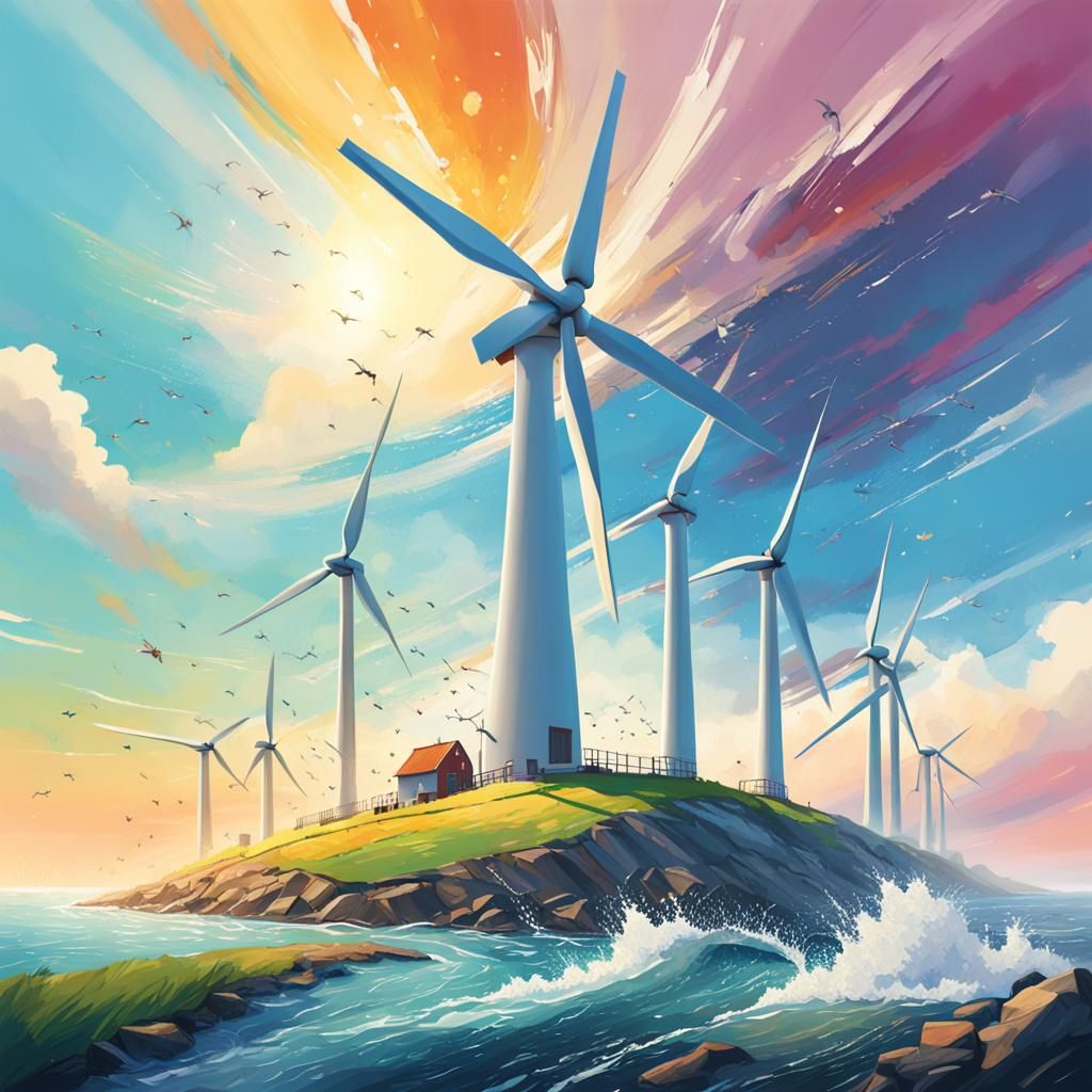 Hyperrealistic Wind Power Settlement at Horizon