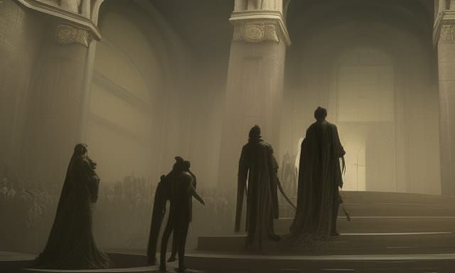 Dramatic Train in Romanticism Style