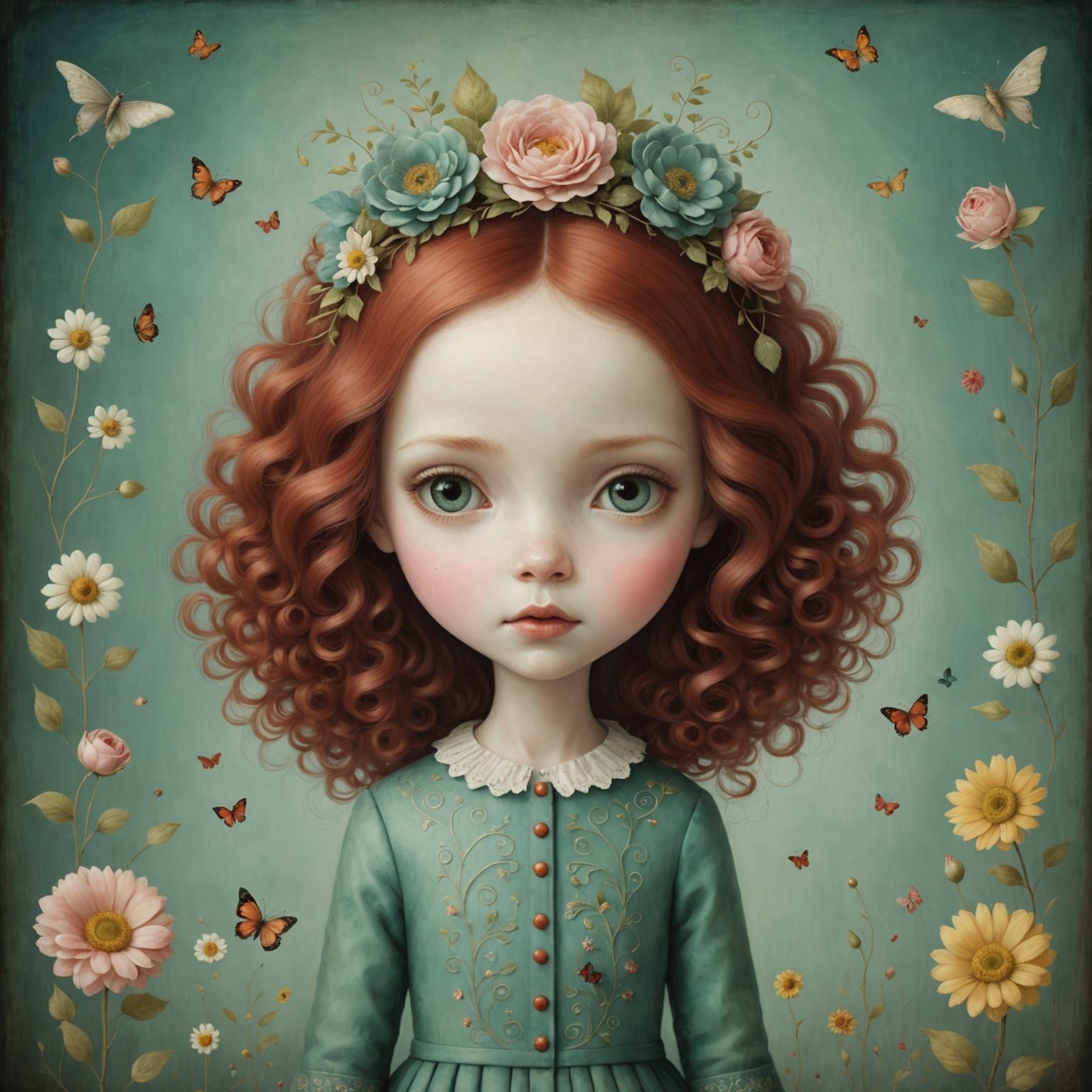 Whimsical Watercolor Fairy Art