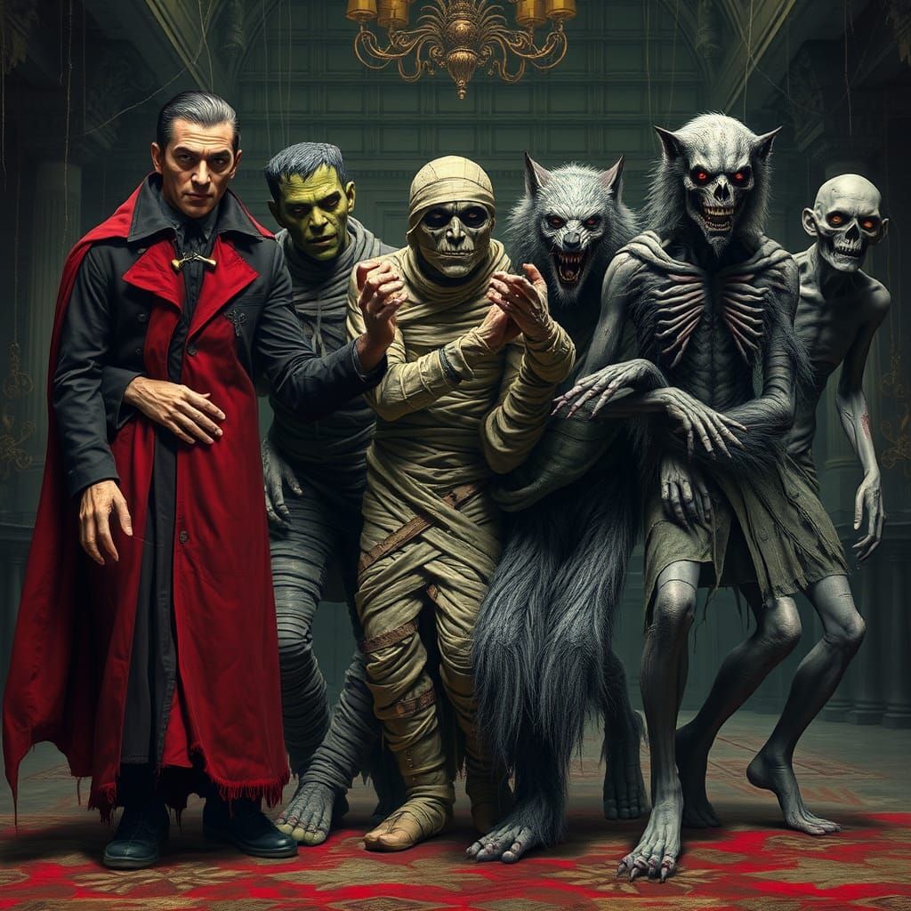 Monster Mash Thriller Dance in Macabre Style