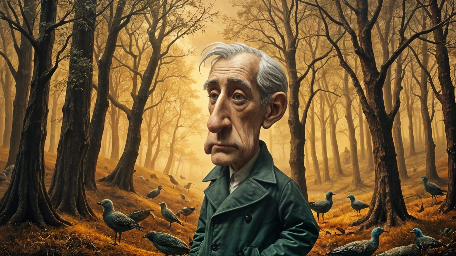 Max Ernst's Forest of Dreams: A Surreal Caricature