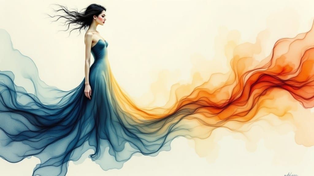 Ethereal Dreamscape in Watercolor