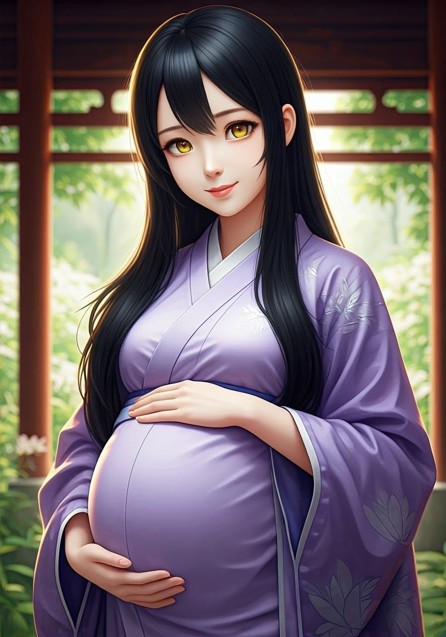 Blossoming Goddess in Temple Sanctuary