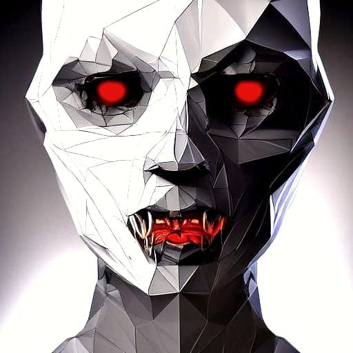 Ethereal Spirit Unveiled in a Dark Realm