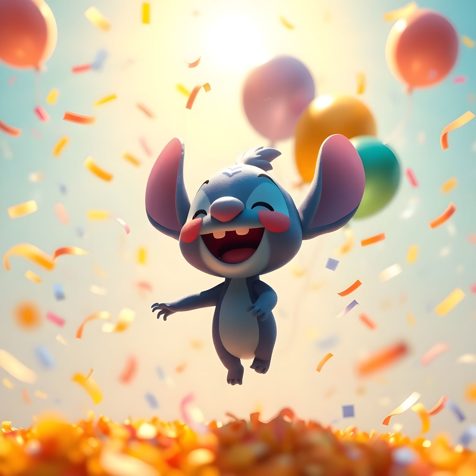 Joyful Celebration in Vibrant Colors