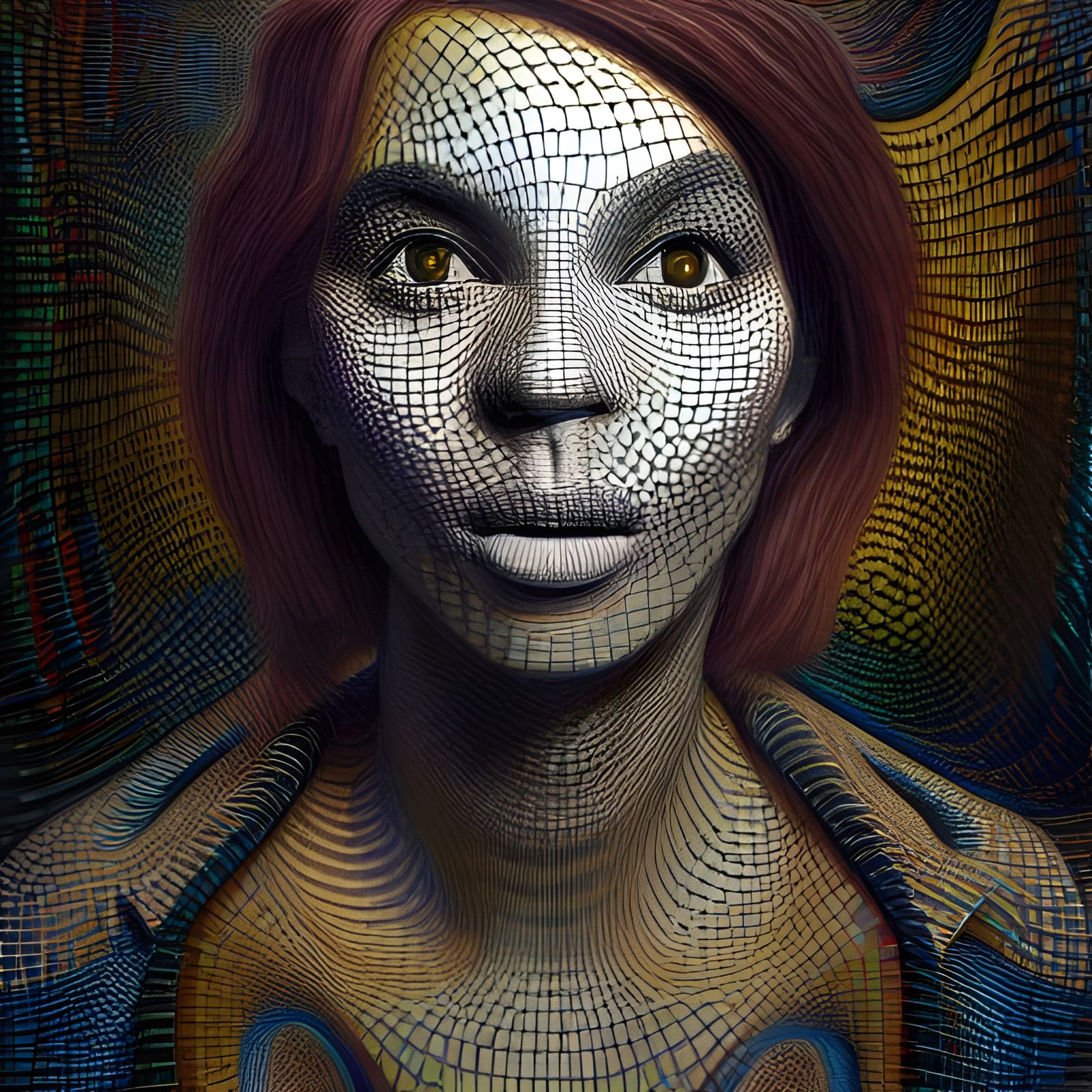 Ethereal Hyperrealistic Painting in 3D With Shading