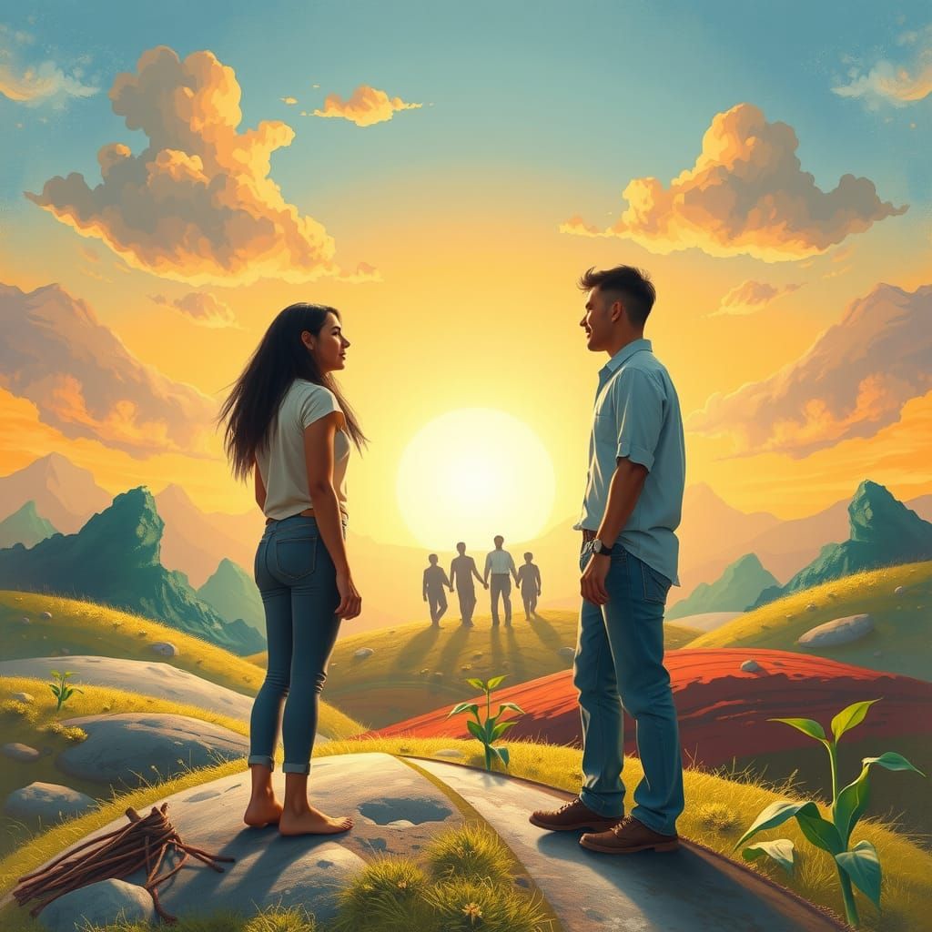 Image of Unity and Hope for a New Beginning