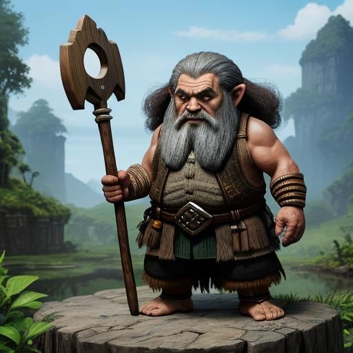 Realistic Image of a Short-Statured Amazonian Tribe