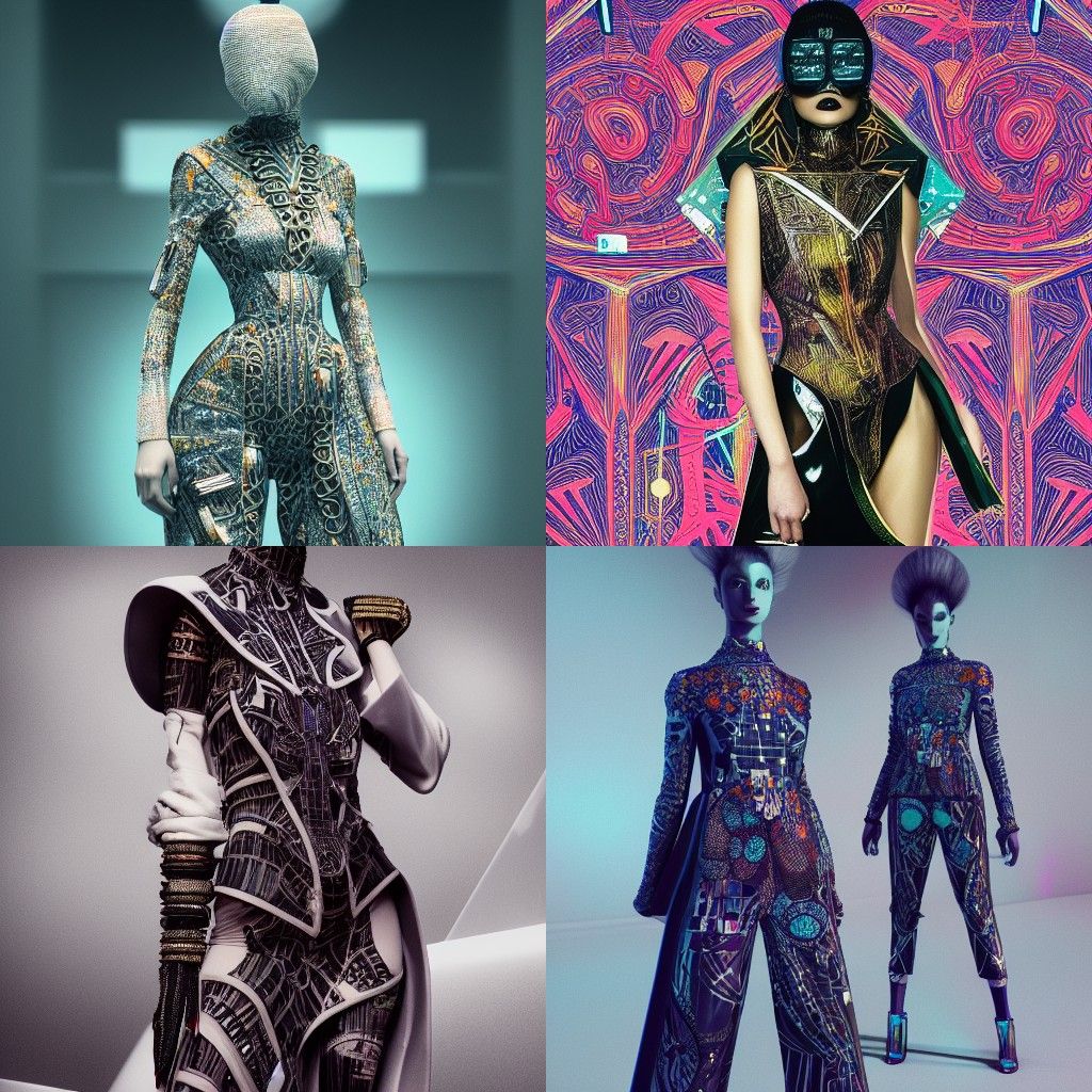 Futuristic Alchemy Fashion Editorial in 2050