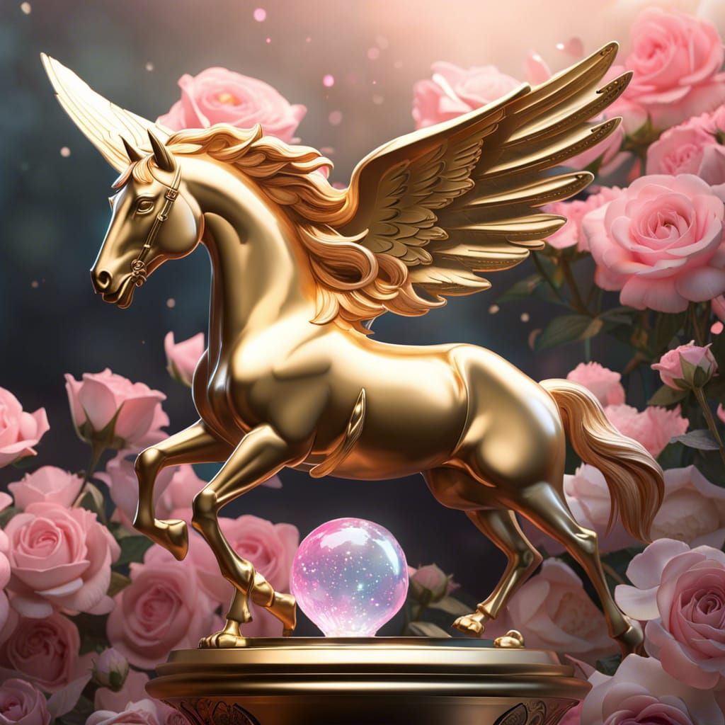 Winged Stallion: drowning in flora