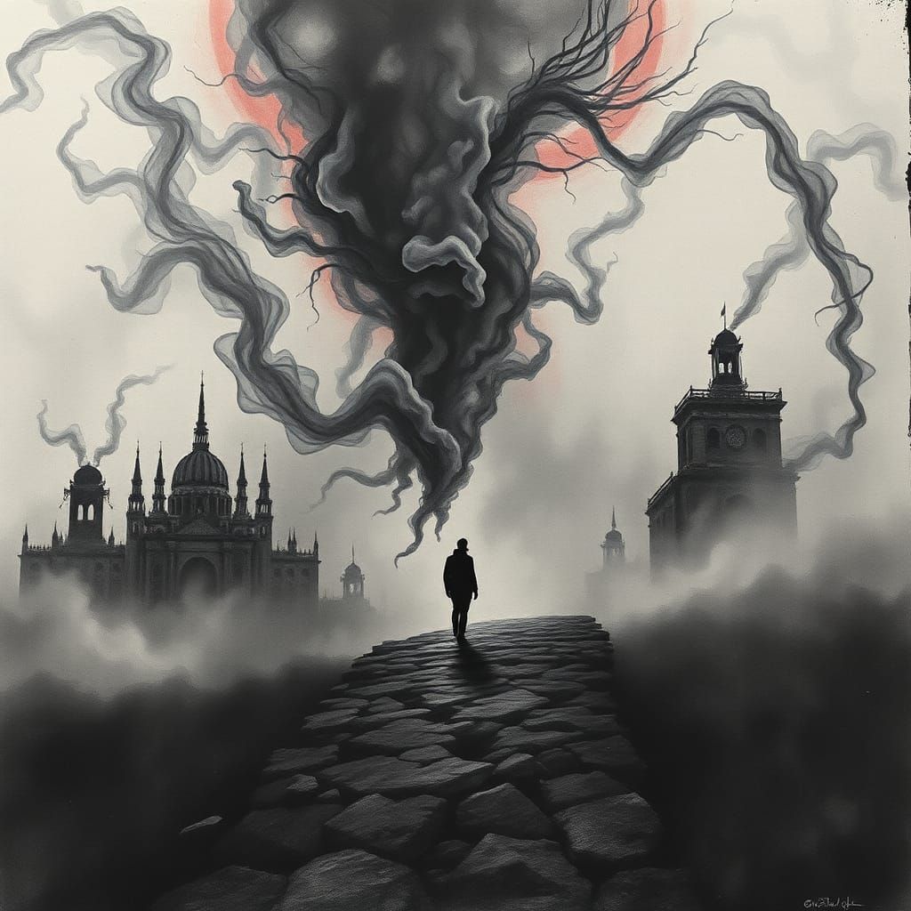 Distorted Dreamscape: A Surreal Exploration of Oppression