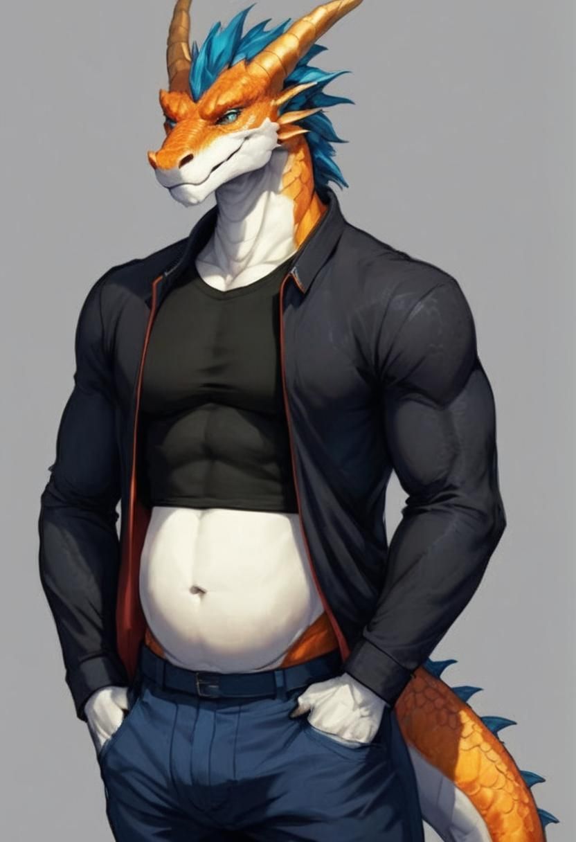 Majestic Dragon on Rocky Cliff in Golden Light