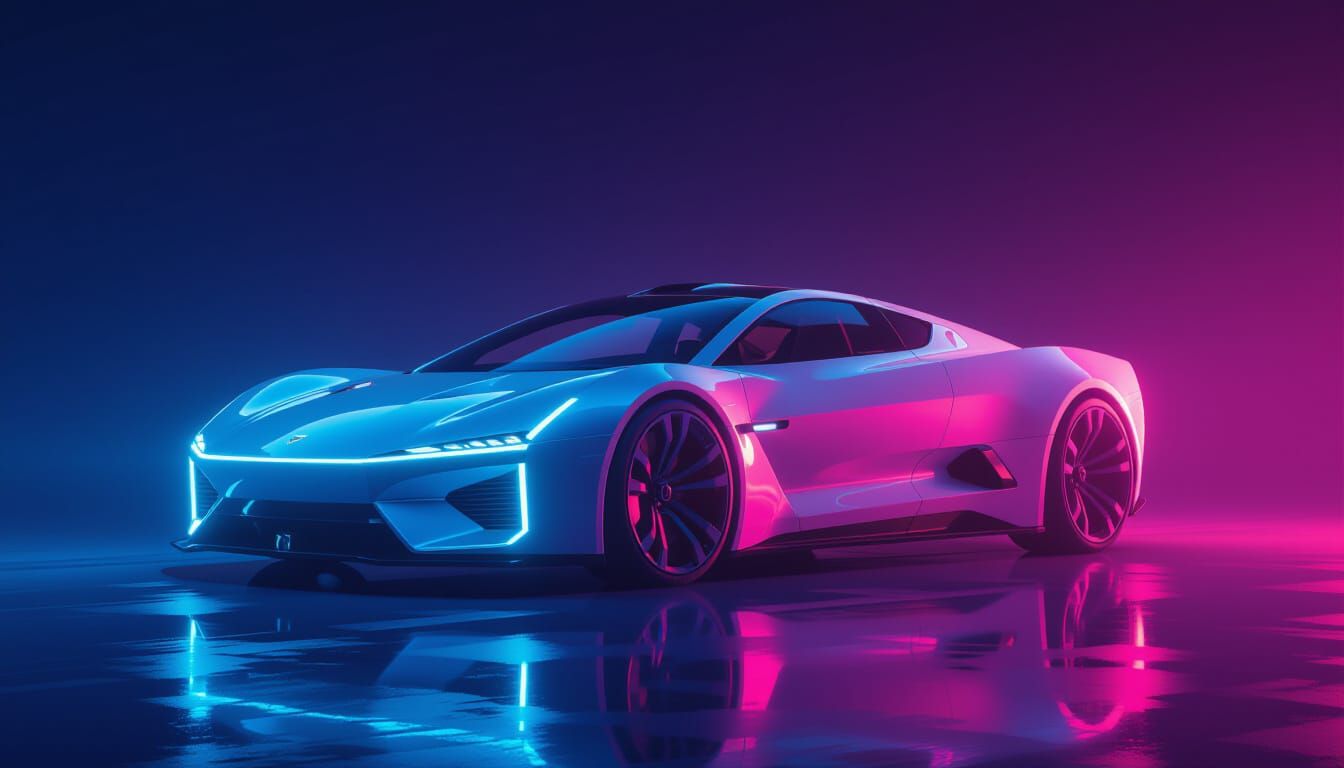 Elegant Product Showcase in Futuristic Style