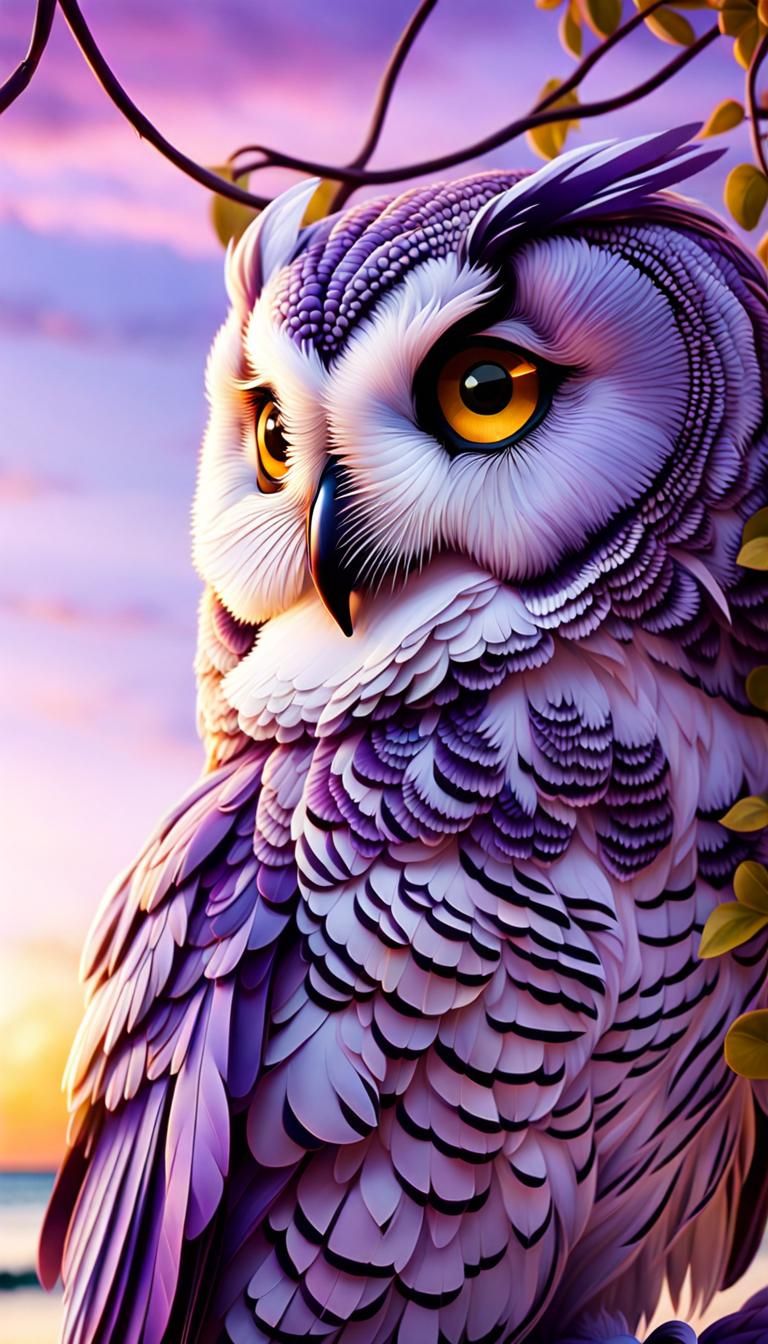 Purple Owl