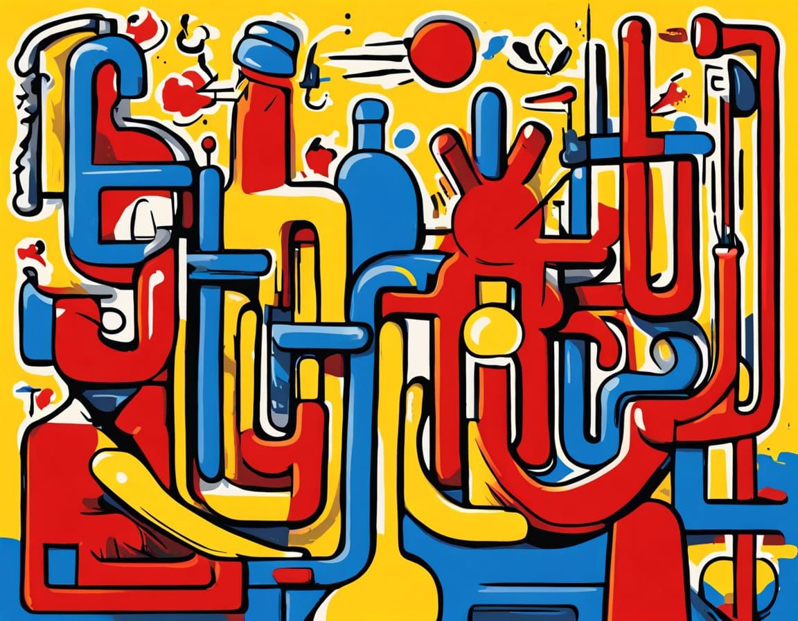 Graffiti Mural: Addiction Awareness in Haring Style