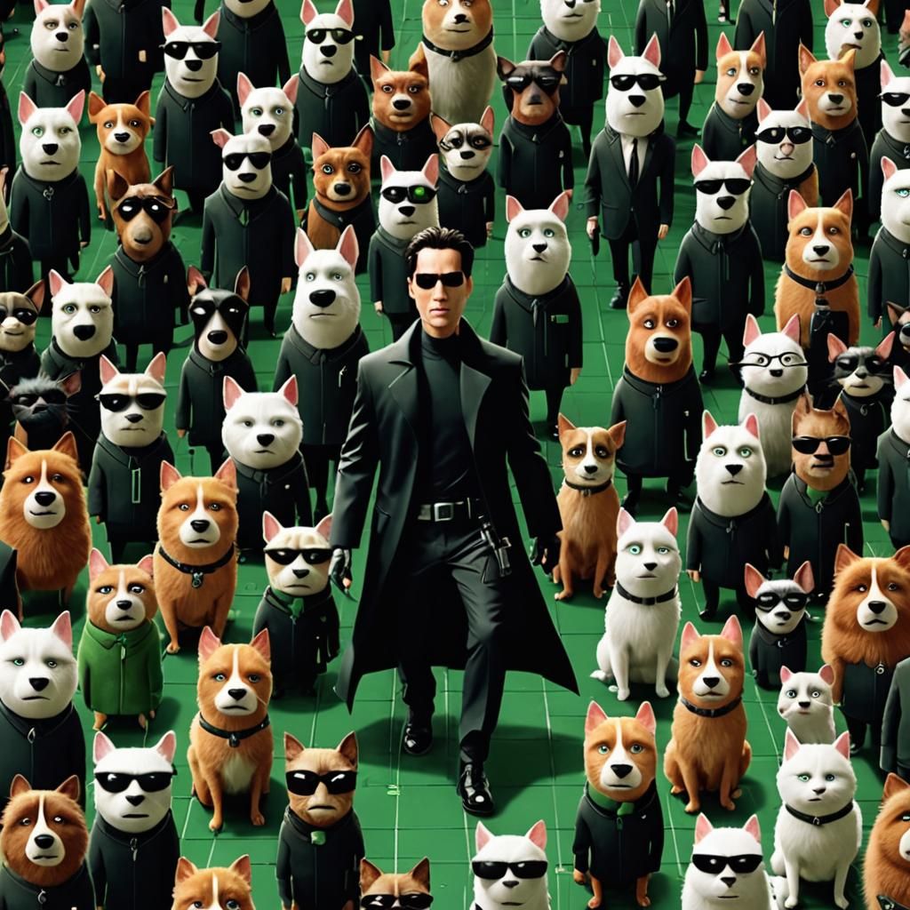 The Matrix Reimagined as Animated Film