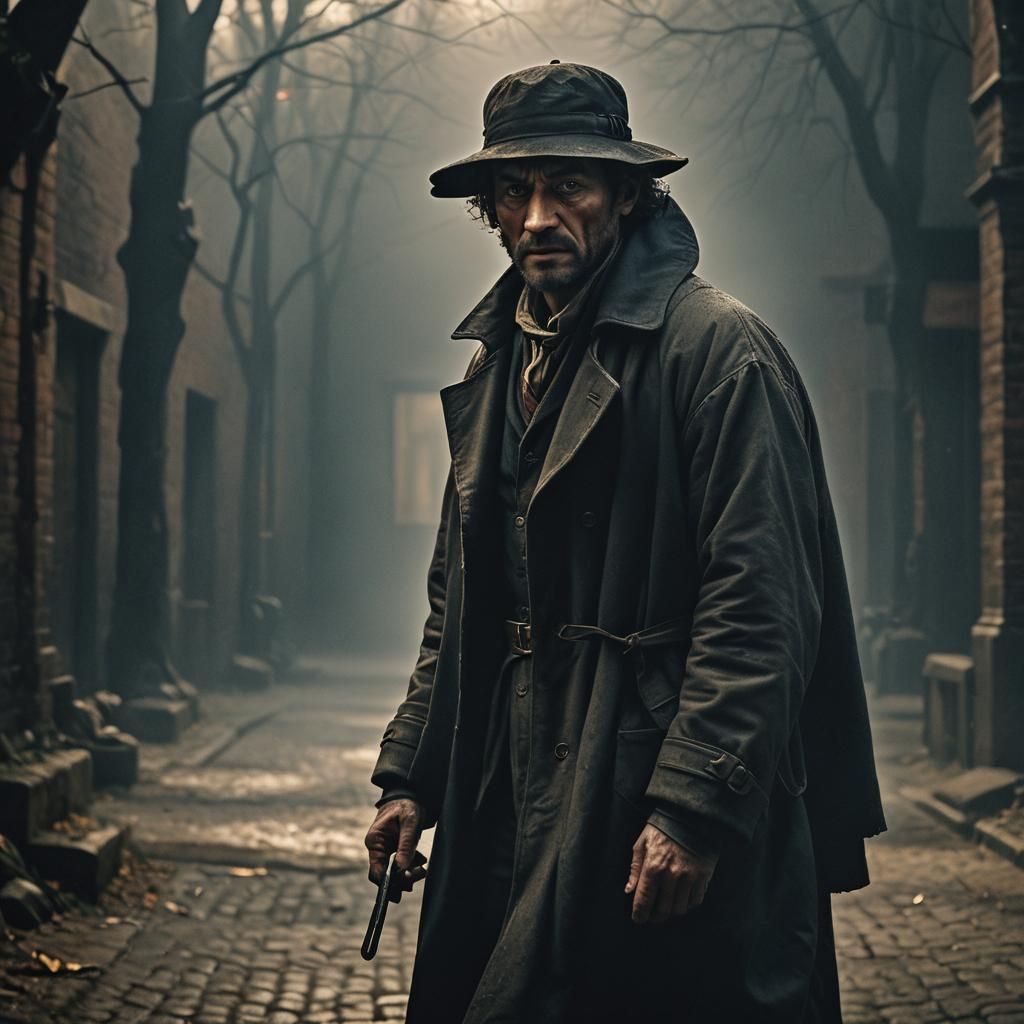 Stalker in Shadows: A Cinematic 3D Rendering