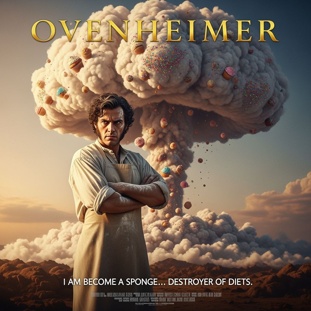 Ovenheimer: Baker Creates Cupcake Cloud in Parody Poster