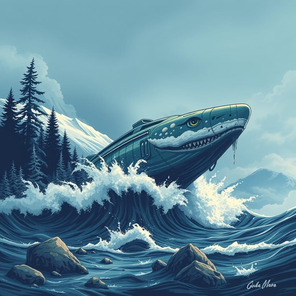 North Shore Monster AI Generated Image