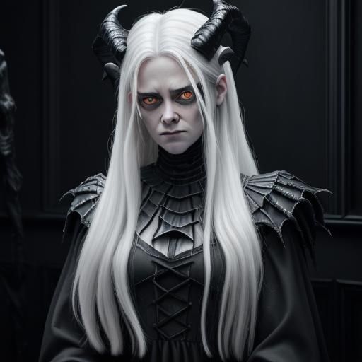 Evil Fallen Angel Deity in Photorealistic Style