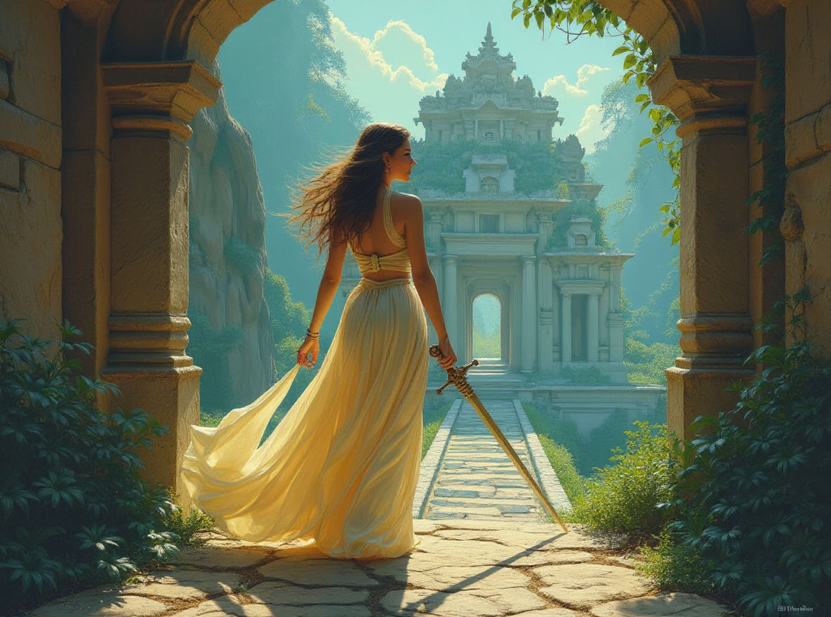 Pulp Fiction Magazine Cover in 1940s Style