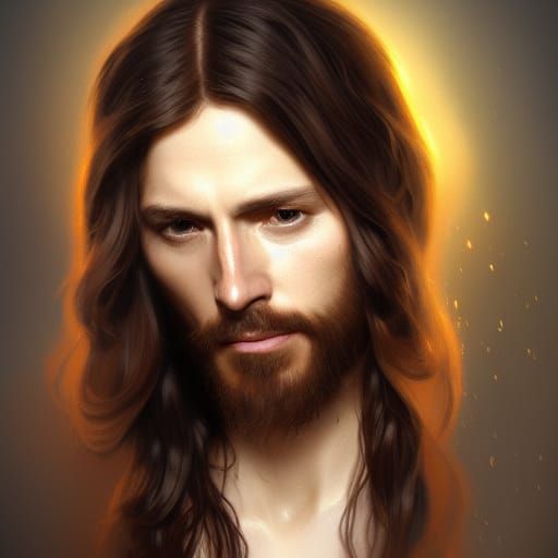 Hyperdetailed Portrait of Jesus Christ