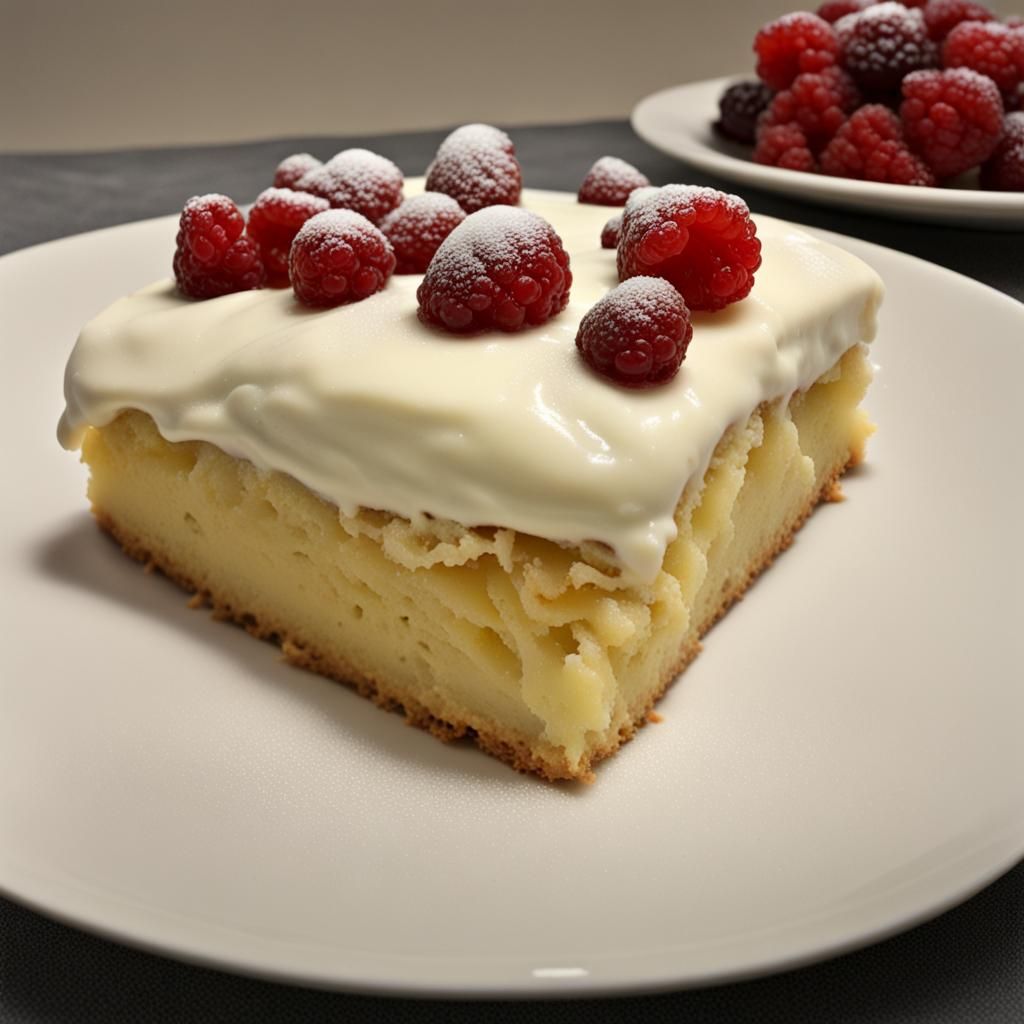 Marzipan Cake with Cream