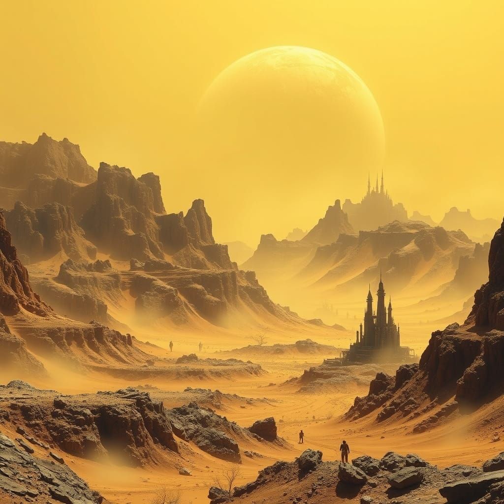 Thaxaar II: A Barren, Industrial Planet with Toxic Landscape