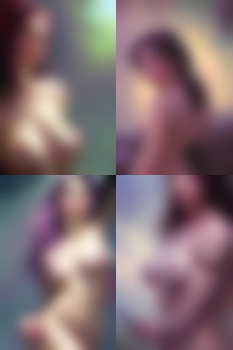 Ethereal Succubus Portrait in Fantasy Art Style