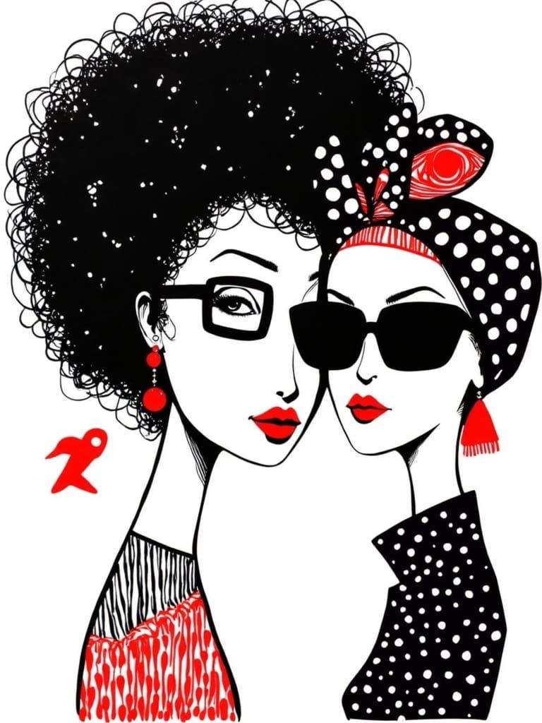 Surreal Pop Art Portraits in Bold Colors