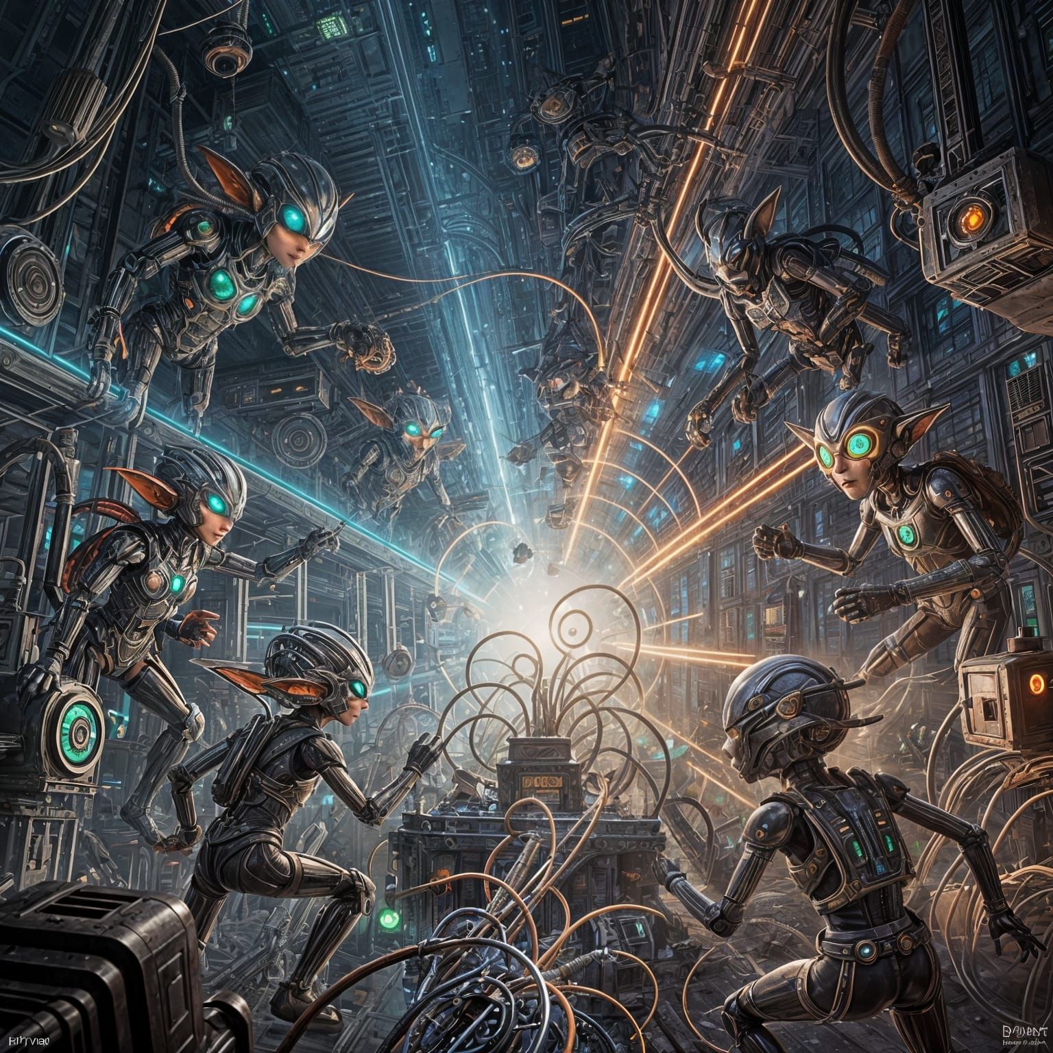 Machine Elves Causing Havoc in Circuit Housing