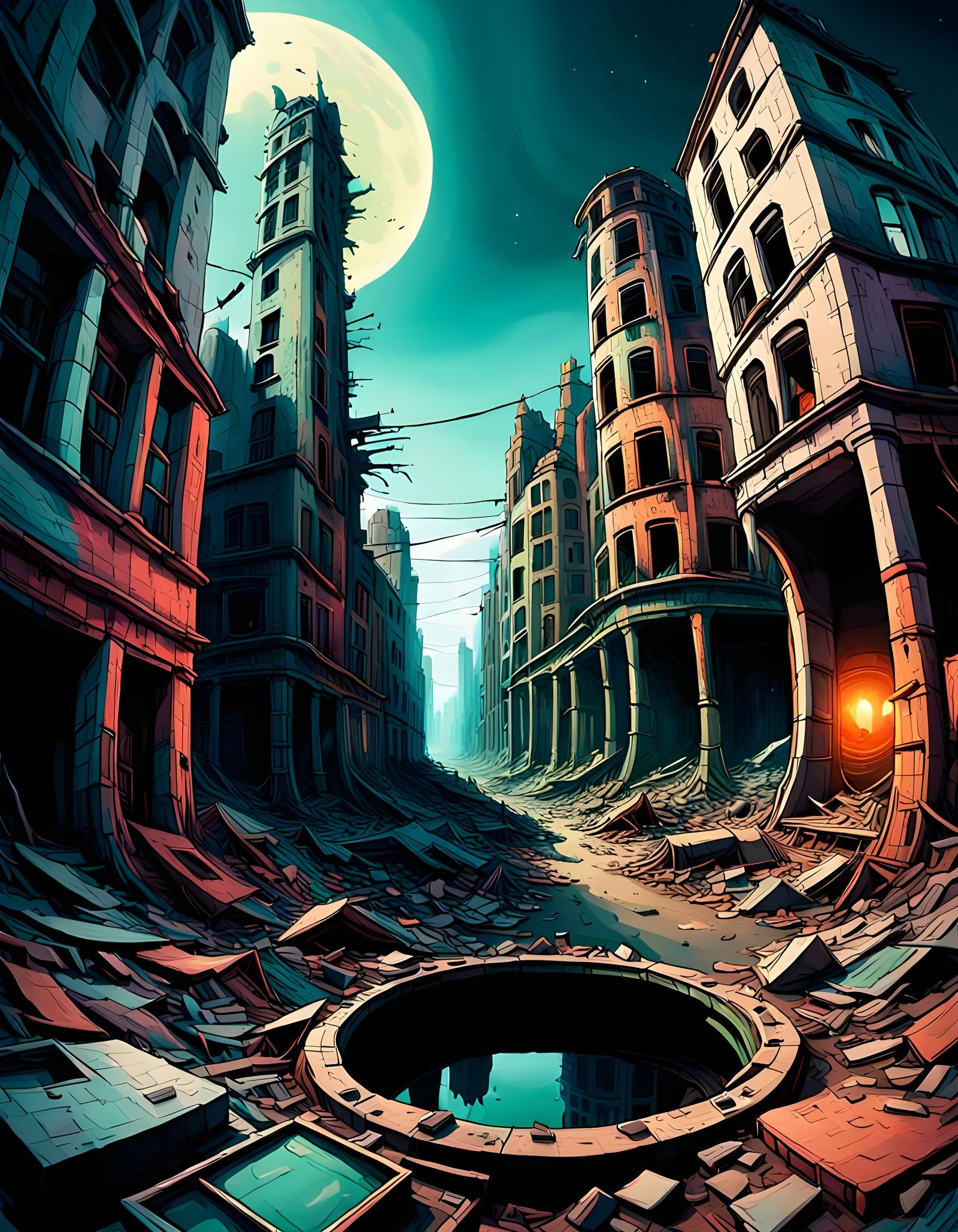 Droste-Effekt.
Mc escher. triadic colors Bernie Wrightson Mo...