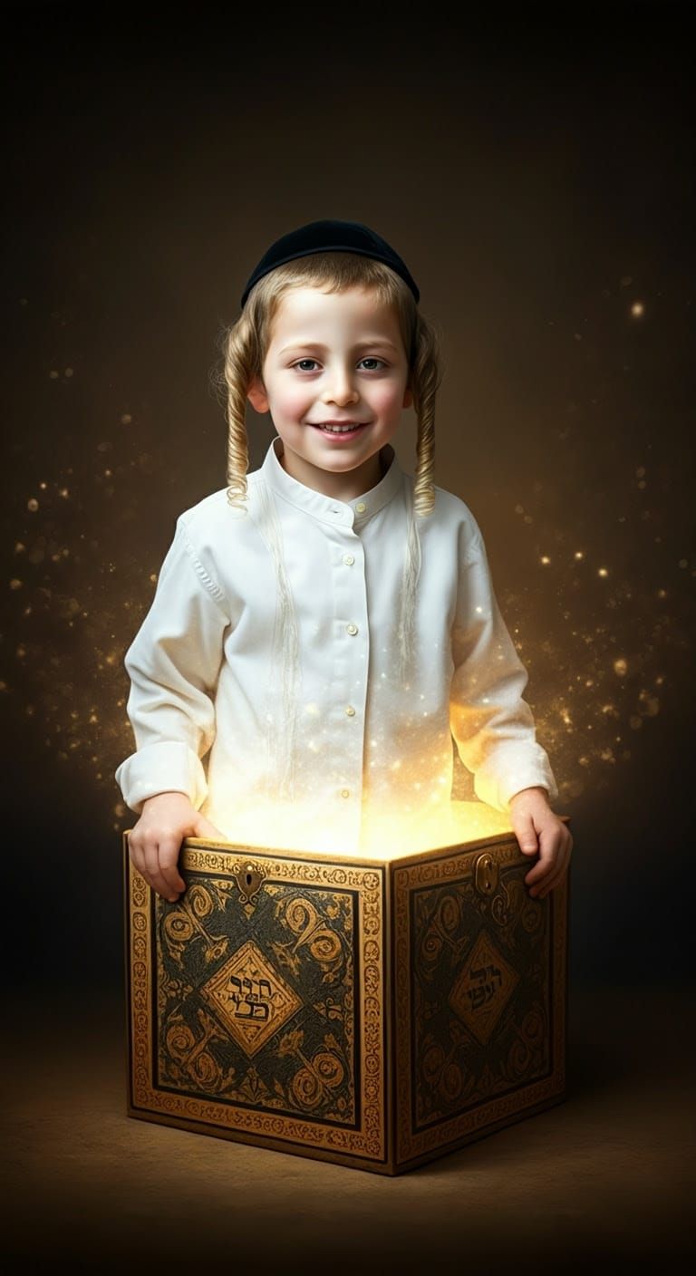 Innocent Youth in Mystical Light