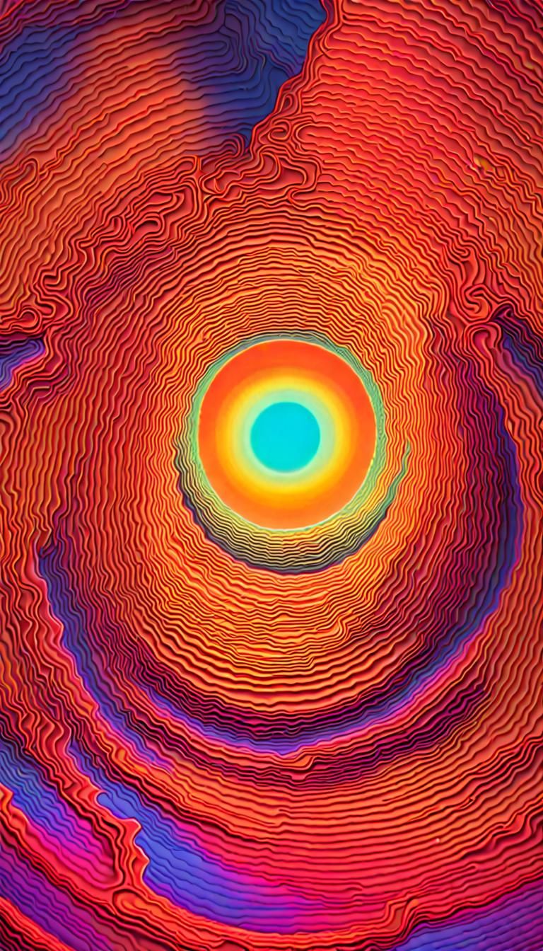 Astonishing Coronal Mass Ejection Scene in Vibrant 3D Neon H...