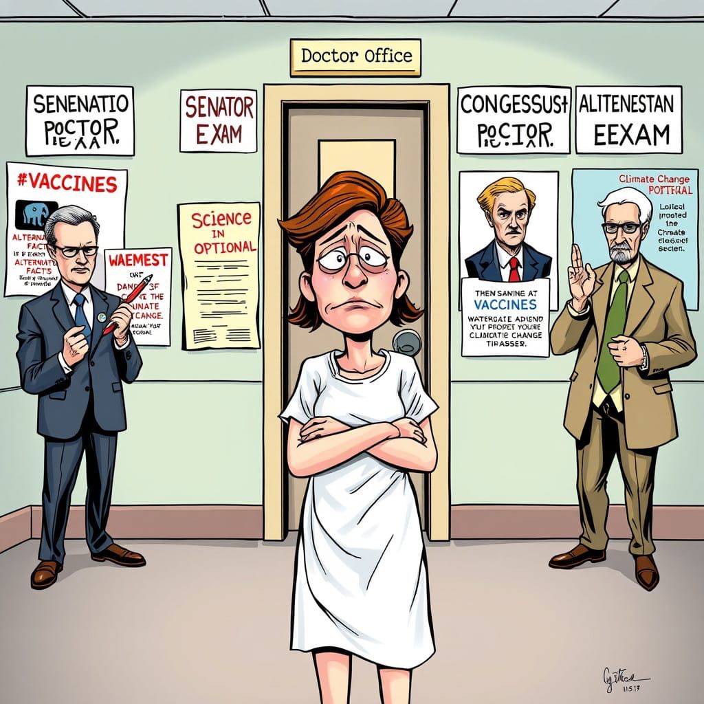 Frustrated Woman Navigates Bureaucratic Gauntlet to Reach Do...