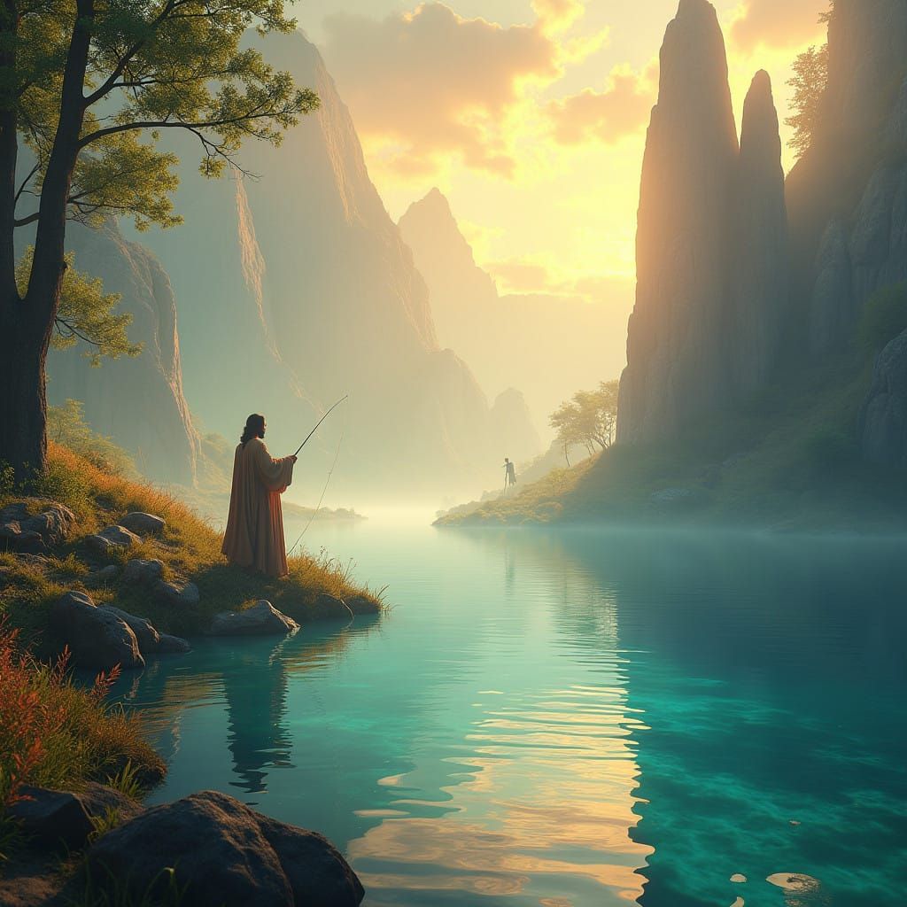 Divine Fellowship on Heavenly Waters