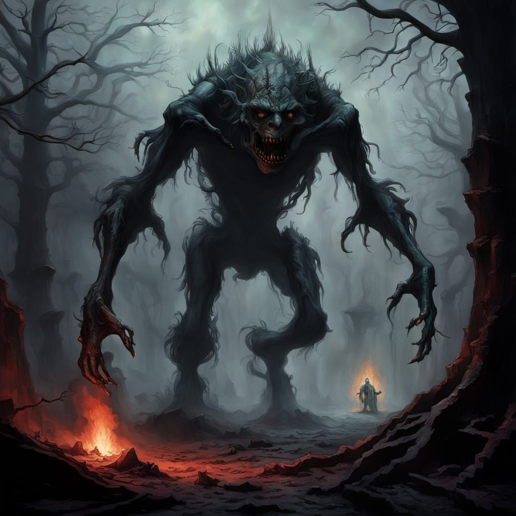 Ethereal Horror Unveiled in Gothic Cathedral